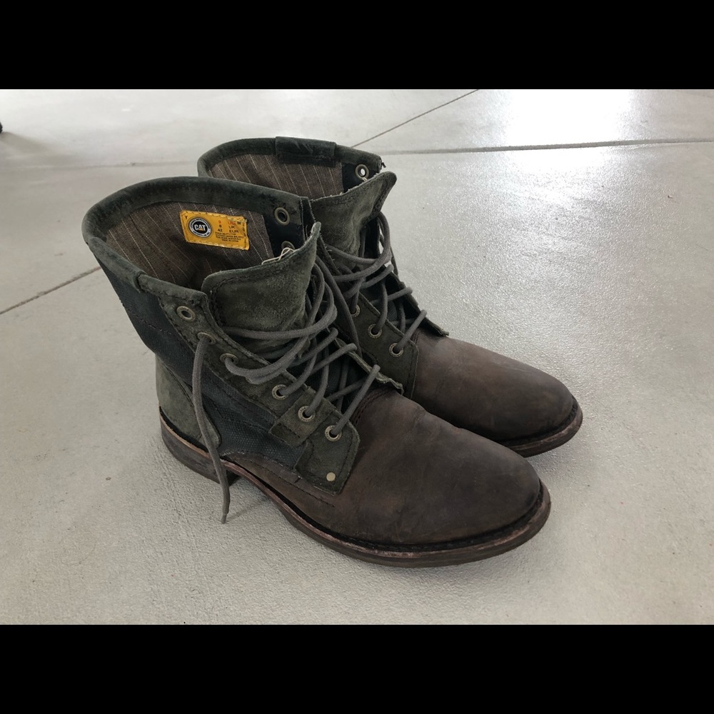 Caterpillar Men's Abe Plain Toe Boot / Size US 9